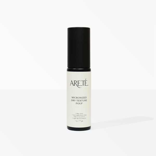 ARETÉ Micronized Dry Texture Pouf