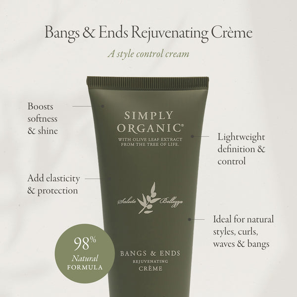 Simply Organic Bangs & Ends Rejuvenating Crème