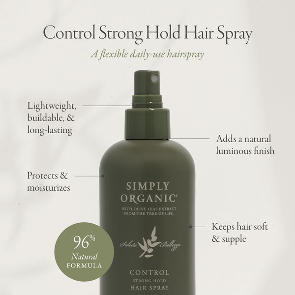 Simply Organic Control Strong Hold Hair Spray