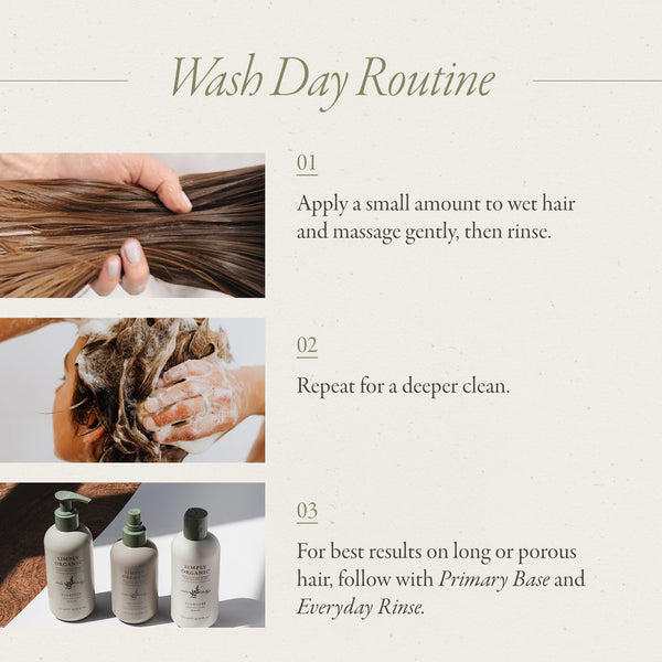 Simply Organic Everyday Hair & Scalp Wash 251ml