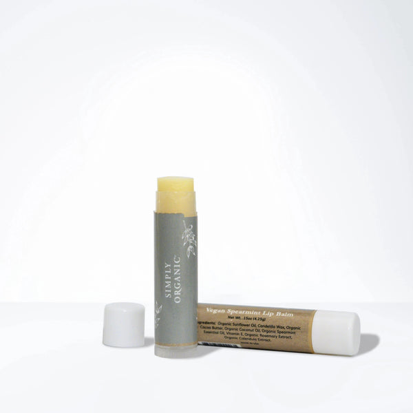 Simply Organic Vegan Spearmint Lip Balm