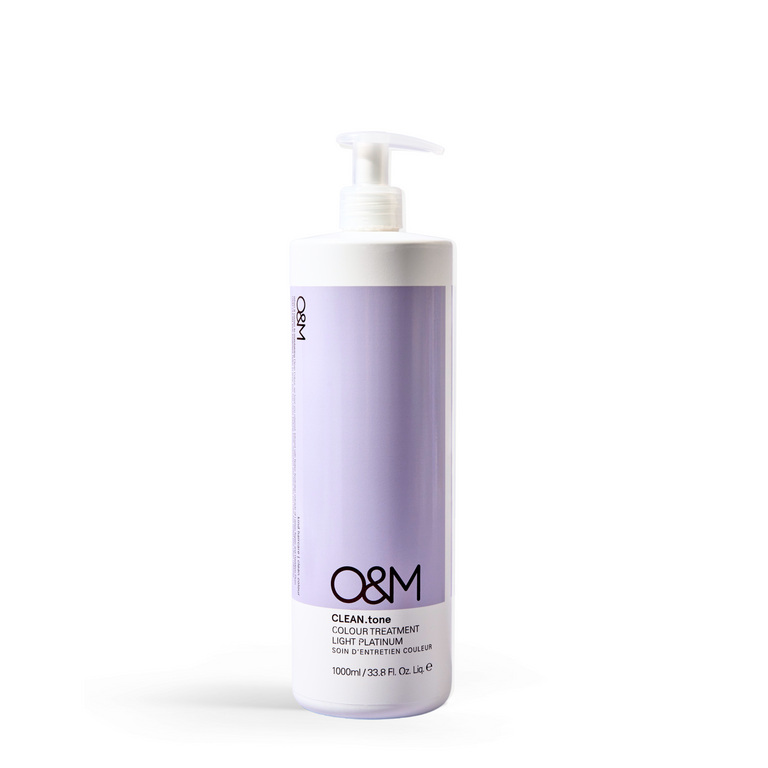 O&M CLEAN.tone Light Platinum Color Treatment | Color Conditioner