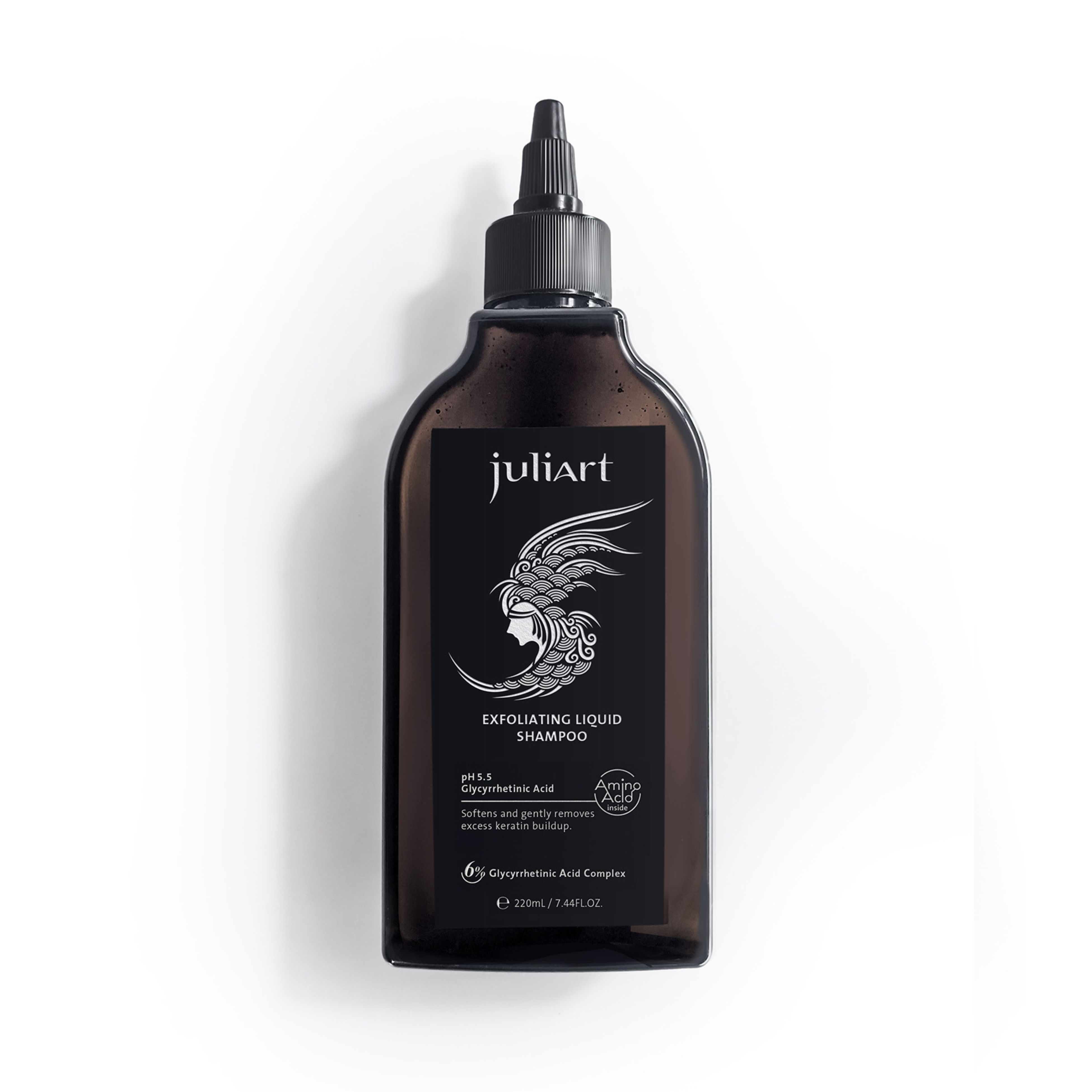 juliArt Exfoliating Liquid Shampoo 220ml – Holistic Hair Tribe