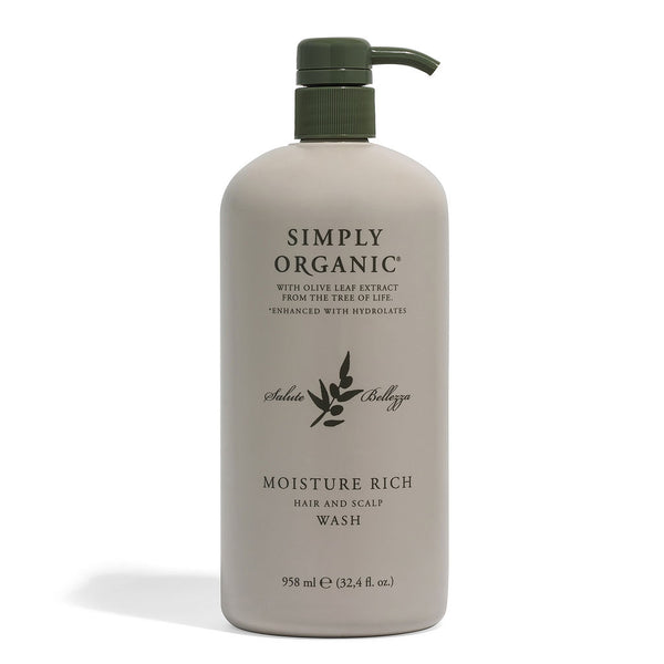 Simply Organic Moisture Rich Hair & Scalp Wash 958ml