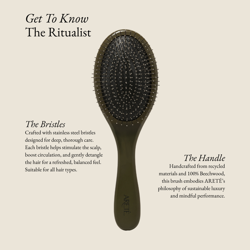 ARETÉ The Ritualist Stimulating Detangling Brush
