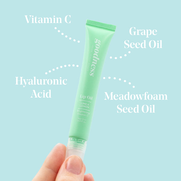 Goodness Be Lush Lip Oil - Lime & Lemon