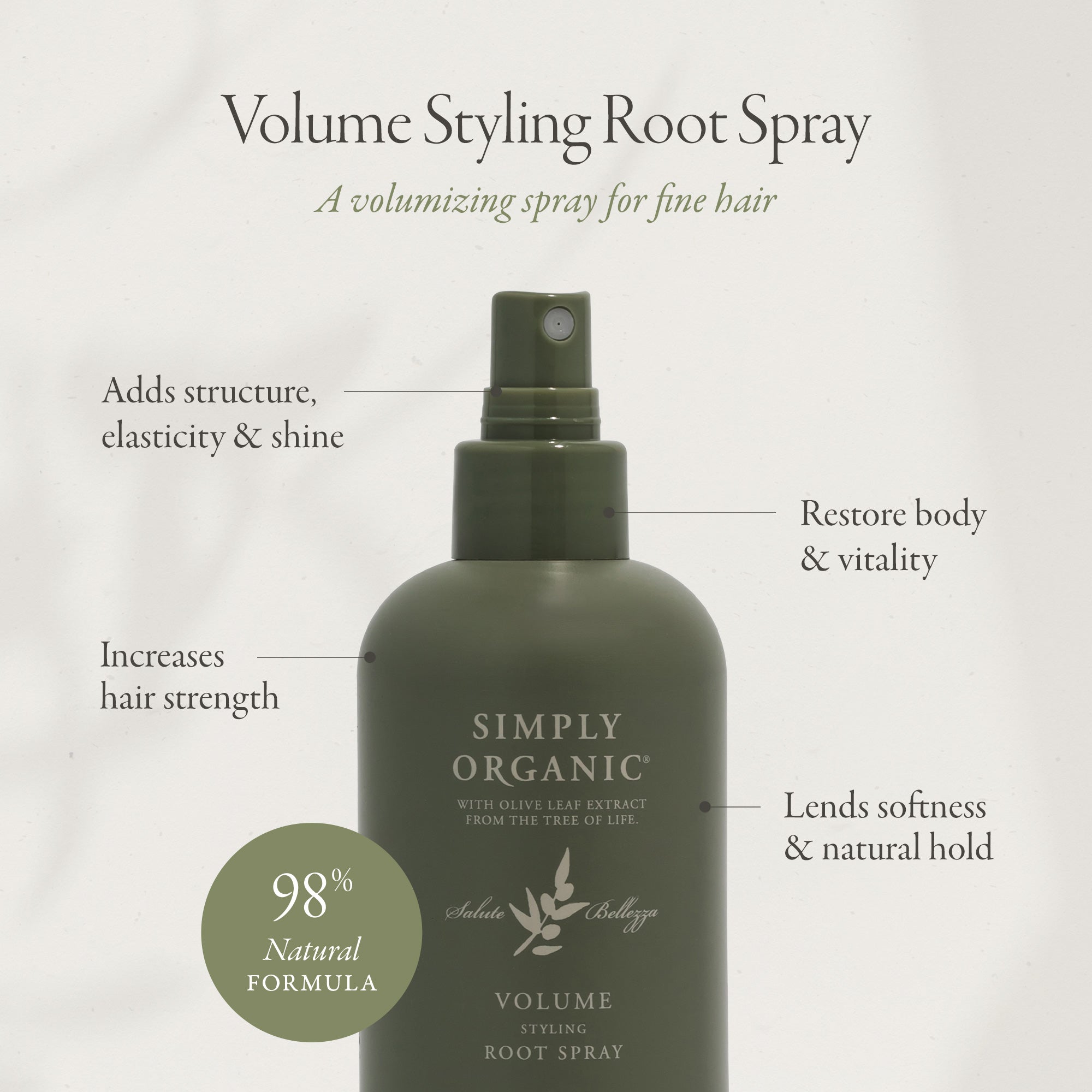 Simply Organic Volume Styling Root Spray – Holistic Hair Tribe