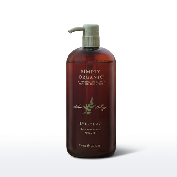Simply Organic Everyday Hair and Scalp Wash (958ml)
