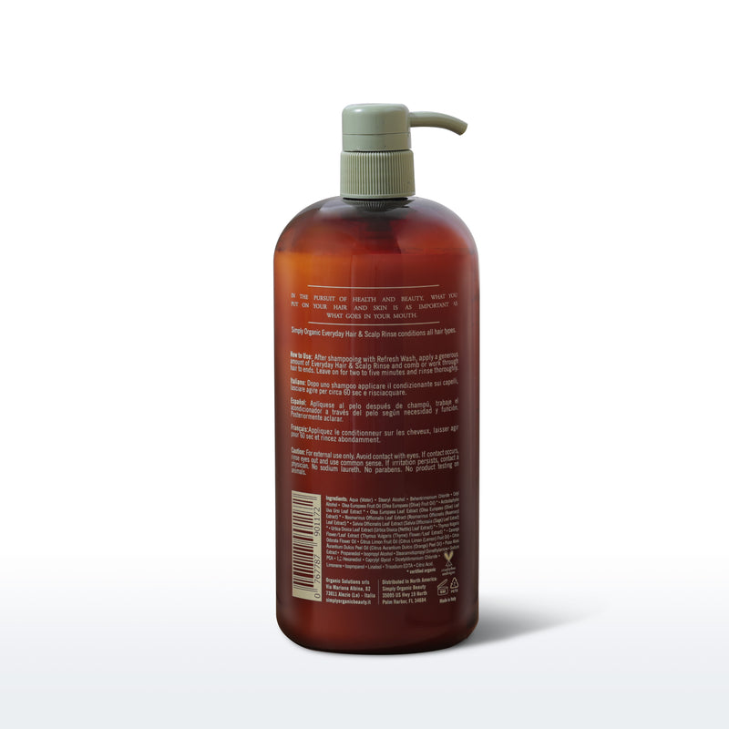 Simply Organic Refresh Hair and Scalp Rinse (958ml)