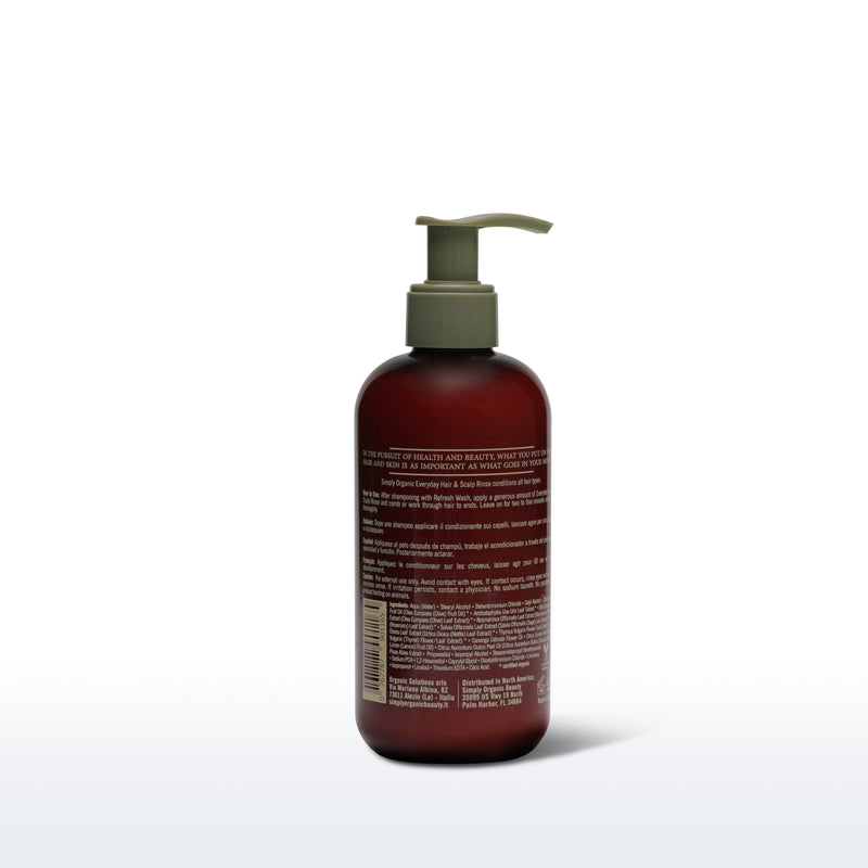 Simply Organic Refresh Hair and Scalp Rinse (251ml)