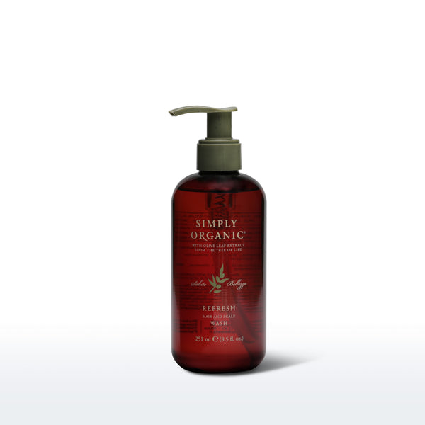 Simply Organic Refresh Hair and Scalp Wash (251ml)